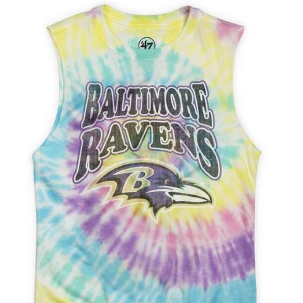 Ravens tiedye tank